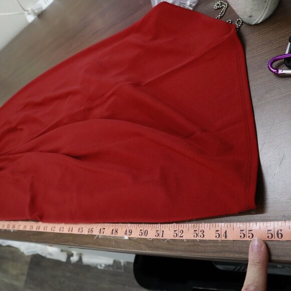 J. Crew Jersey Crepe Dress Womens S Red Sophisticated Contemporary Festive NWOT - Picture 10 of 16